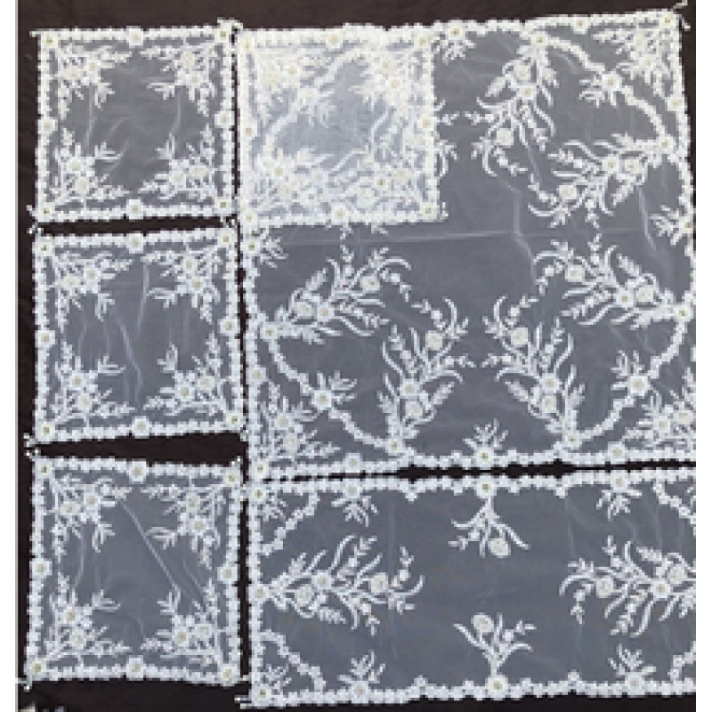 Luxury pearl placemats, customizable, six-piece placemats in various colors and styles/