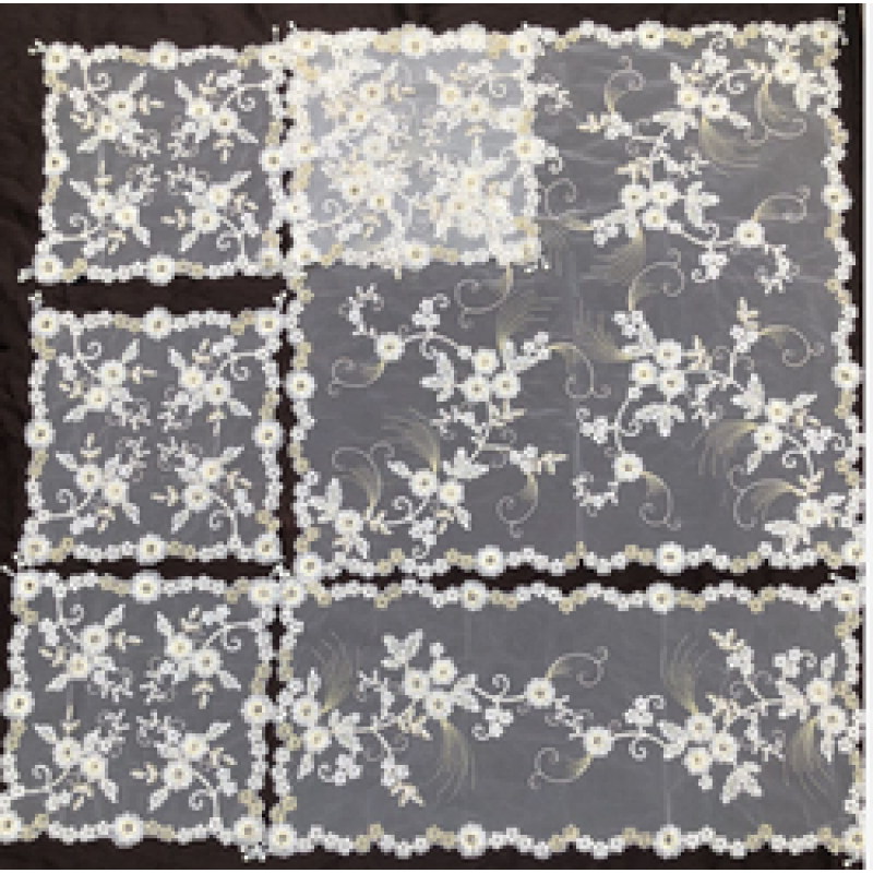 Luxury pearl placemats, customizable, six-piece placemats in various colors and styles/