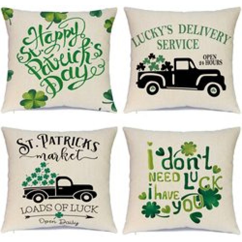 Christmas Pillow Covers Zippered Square Cushion Cover Case Pillow Covers/