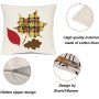 Christmas Pillow Covers Zippered Square Cushion Cover Case Pillow Covers/