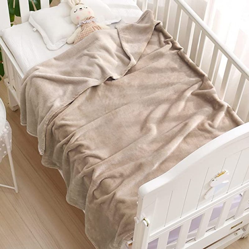 High Quality Baby Thermal Fleece Cobertor Blanket Infant Swaddle Nap Receiving Stroller Wrap Blankets For Newborn Baby Bedding
