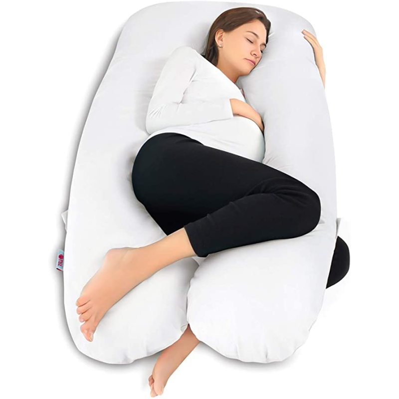 U Shaped Pregnancy Pillow - Full Pregnancy Pillow - Maternity Body Pillow for Pregnant  - for Side Sleeping and Back Pain Relief