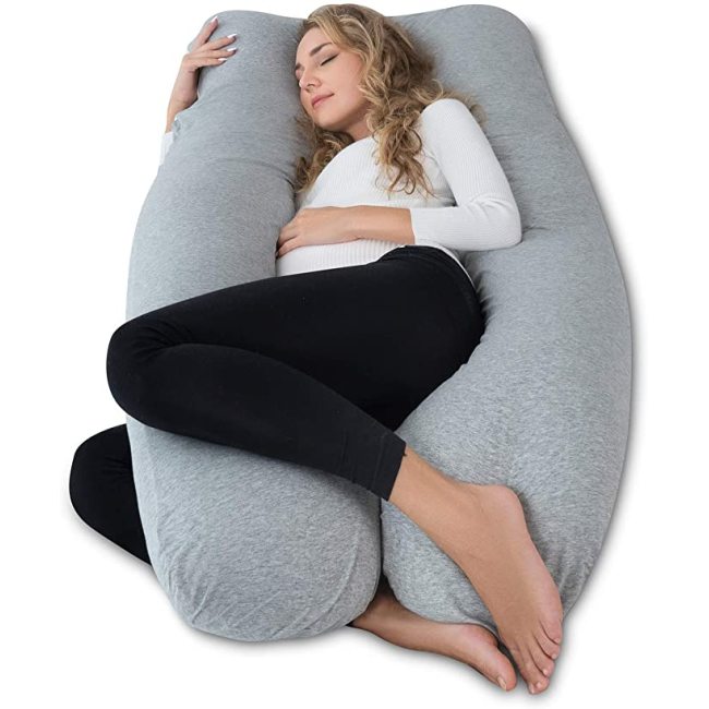U Shaped Pregnancy Pillow - Full Pregnancy Pillow - Maternity Body Pillow for Pregnant  - for Side Sleeping and Back Pain Relief
