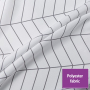 Custom Print 72x72 Shower Curtain Herringbone Print Washable Shower Curtain With Reinforced Buttonholes/