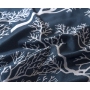 Microfiber Polyester Comforters Bedding Set, Winter Trees Print Bedding Set/