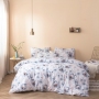 Microfiber Polyester Comforters Bedding Set, Winter Trees Print Bedding Set/