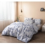 Microfiber Polyester Comforters Bedding Set, Winter Trees Print Bedding Set/