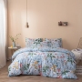 Microfiber Polyester Comforters Bedding Set, Winter Trees Print Bedding Set/