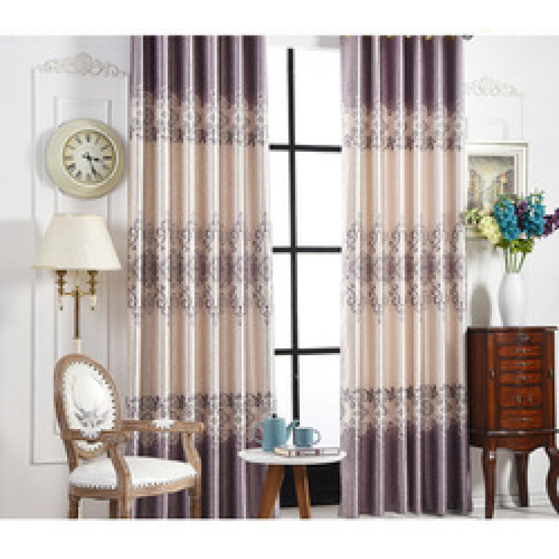 Luxury Curtains Ready Livingroom Blackout Piece Sale,china Flat Window Hotel Office Hospital High Shading(70%-90%) Insulated