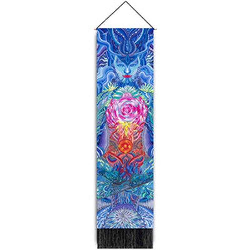 Cross-border direct supply paintings Sun butterfly series decorative background tapestry Bohemian tassel