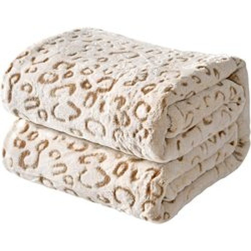 Promotion New Classic Leopard Print Blanket Winter Bedding Sofa Super Soft Adult Blanket Warm Sleeping Blanket