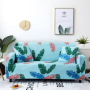 Hot Selling Plant Feather Pattern Elastic Stretch Fabrics For Seat Sofa Covers, Ready Made Stylish Polyester Sofa Cover /
