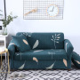 Hot Selling Plant Feather Pattern Elastic Stretch Fabrics For Seat Sofa Covers, Ready Made Stylish Polyester Sofa Cover /