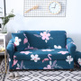Hot Selling Plant Feather Pattern Elastic Stretch Fabrics For Seat Sofa Covers, Ready Made Stylish Polyester Sofa Cover /