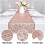Champagne Bling Table Runners, European Style Sequins Embroidery Table Runner/