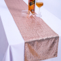 Champagne Bling Table Runners, European Style Sequins Embroidery Table Runner/