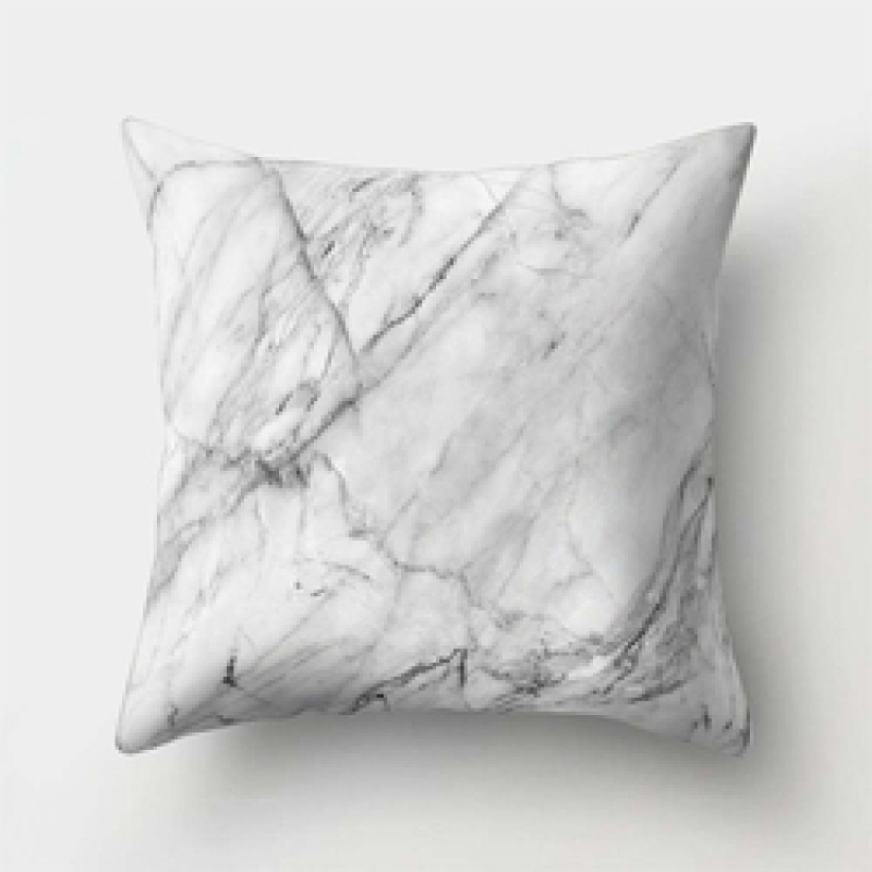 New Design 3D Brief Marble Geometric 50 X 50 Cm Bolster Cushion Cover, 2019 Garden Furniture Soft Cushion/