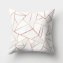 New Design 3D Brief Marble Geometric 50 X 50 Cm Bolster Cushion Cover, 2019 Garden Furniture Soft Cushion/
