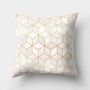 New Design 3D Brief Marble Geometric 50 X 50 Cm Bolster Cushion Cover, 2019 Garden Furniture Soft Cushion/