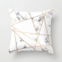 New Design 3D Brief Marble Geometric 50 X 50 Cm Bolster Cushion Cover, 2019 Garden Furniture Soft Cushion/