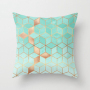 New Design 3D Brief Marble Geometric 50 X 50 Cm Bolster Cushion Cover, 2019 Garden Furniture Soft Cushion/