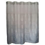 Hookless Gray Diamond Pattern Shower Curtain, Bathroom Single Layer Yarn Waterproof Curtain Hotel Bathroom Partition Curtain/