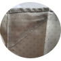 Hookless Gray Diamond Pattern Shower Curtain, Bathroom Single Layer Yarn Waterproof Curtain Hotel Bathroom Partition Curtain/