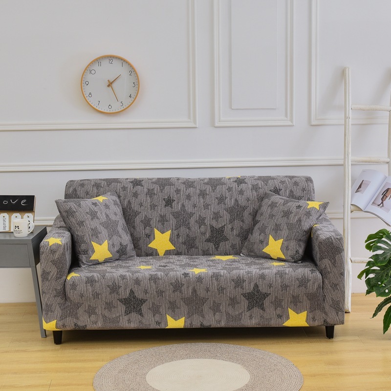 Universal Four Seasons Printed Brushed Elastic Full Cover Sofa Cover, High-quality non-slip all-season universal Sofa Cover/