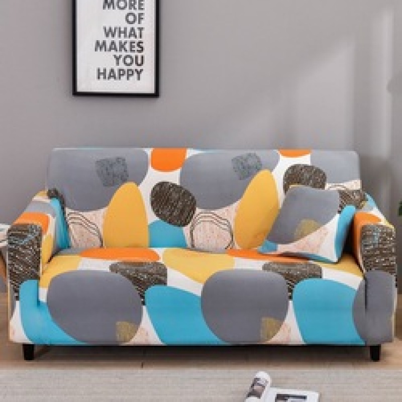 Universal Four Seasons Printed Brushed Elastic Full Cover Sofa Cover, High-quality non-slip all-season universal Sofa Cover/