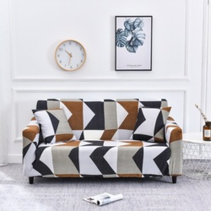 Universal Four Seasons Printed Brushed Elastic Full Cover Sofa Cover, High-quality non-slip all-season universal Sofa Cover/