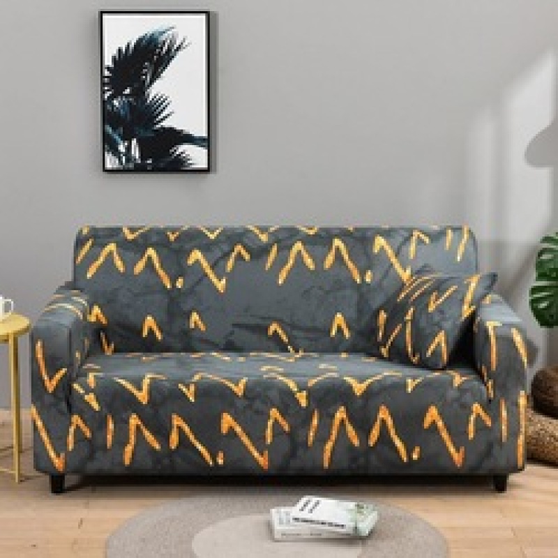 Universal Four Seasons Printed Brushed Elastic Full Cover Sofa Cover, High-quality non-slip all-season universal Sofa Cover/