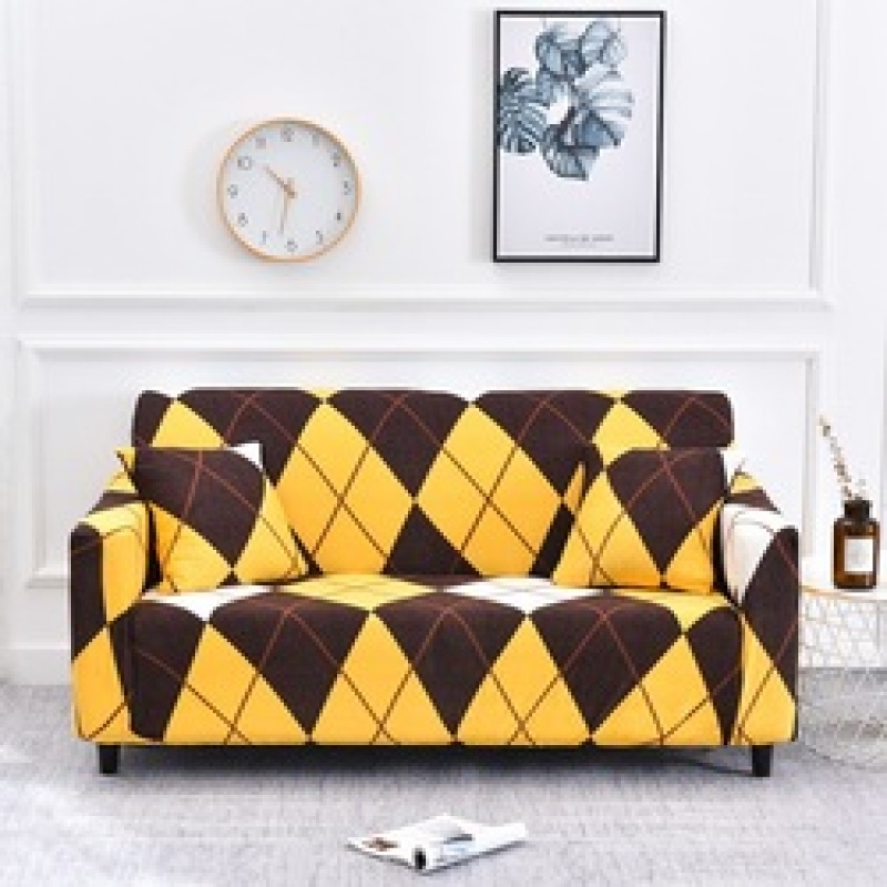 Universal Four Seasons Printed Brushed Elastic Full Cover Sofa Cover, High-quality non-slip all-season universal Sofa Cover/