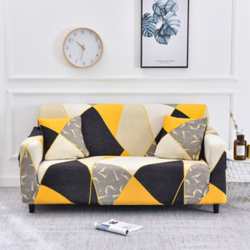 Universal Four Seasons Printed Brushed Elastic Full Cover Sofa Cover, High-quality non-slip all-season universal Sofa Cover/