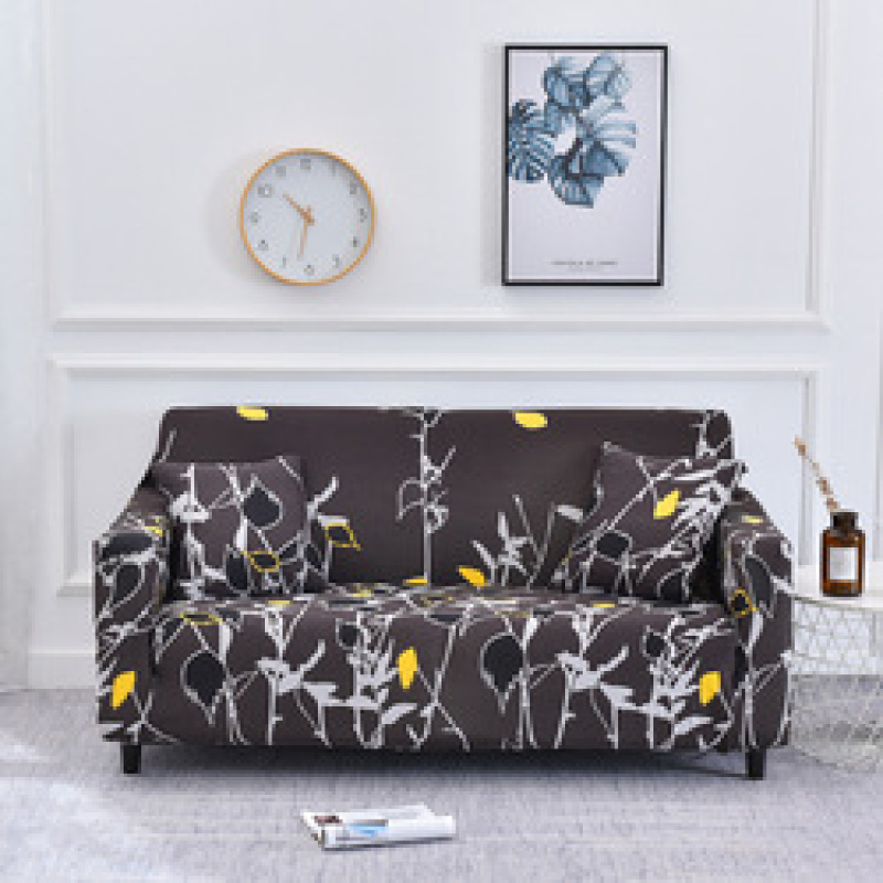 Universal Four Seasons Printed Brushed Elastic Full Cover Sofa Cover, High-quality non-slip all-season universal Sofa Cover/