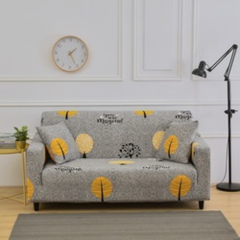 Universal Four Seasons Printed Brushed Elastic Full Cover Sofa Cover, High-quality non-slip all-season universal Sofa Cover/