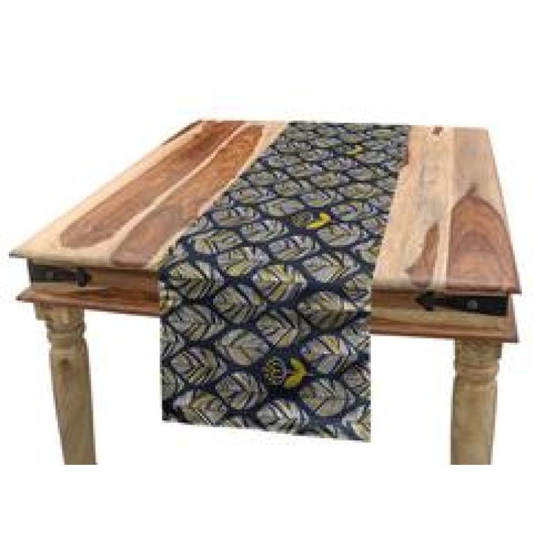 Waterproof Multicoloured Table Runner, Printing Tablecloth for Picnics Outdoor and Indoor#
