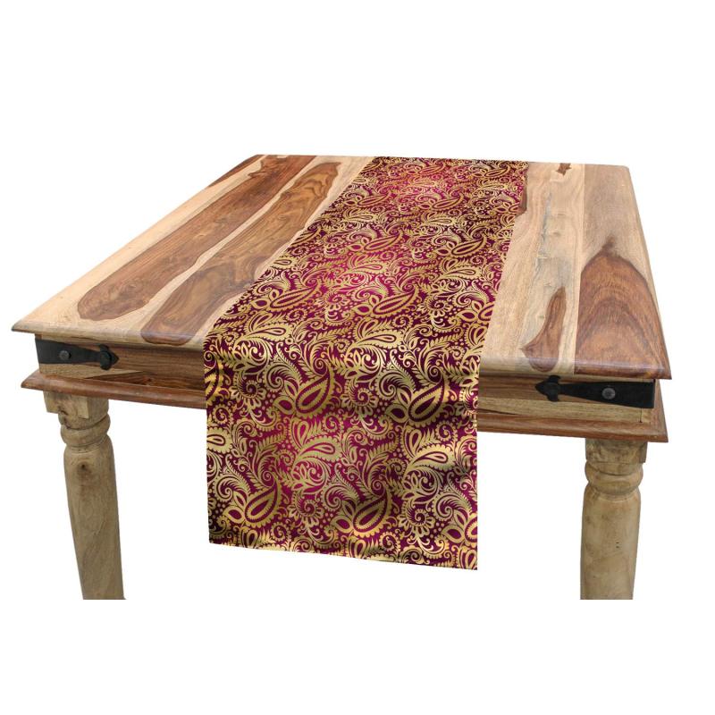 Waterproof Multicoloured Table Runner, Printing Tablecloth for Picnics Outdoor and Indoor#
