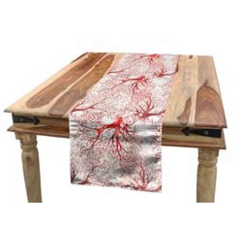 Waterproof Multicoloured Table Runner, Printing Tablecloth for Picnics Outdoor and Indoor#
