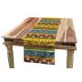 Waterproof Multicoloured Table Runner, Printing Tablecloth for Picnics Outdoor and Indoor#