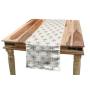 Waterproof Multicoloured Table Runner, Printing Tablecloth for Picnics Outdoor and Indoor#
