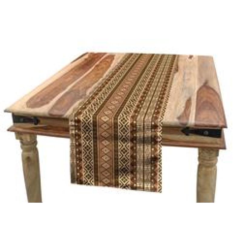 Waterproof Multicoloured Table Runner, Printing Tablecloth for Picnics Outdoor and Indoor#