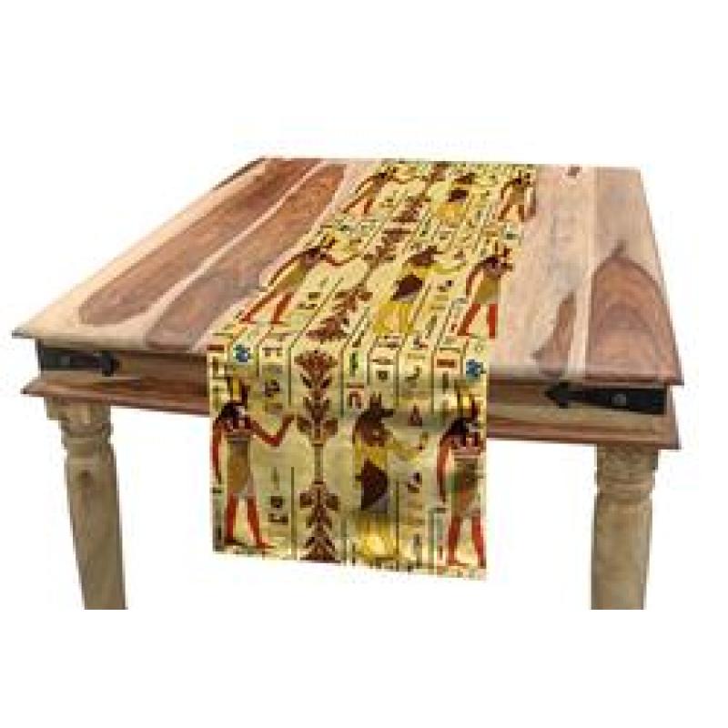 Waterproof Multicoloured Table Runner, Printing Tablecloth for Picnics Outdoor and Indoor#