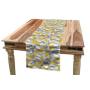 Waterproof Multicoloured Table Runner, Printing Tablecloth for Picnics Outdoor and Indoor#