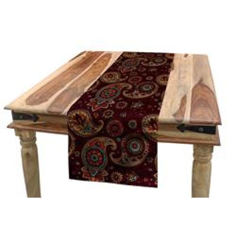 Waterproof Multicoloured Table Runner, Printing Tablecloth for Picnics Outdoor and Indoor#