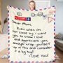 Fleece Blanket to My Daughter Son Wife Letter Printed Quilts Air Mail envelope blanket Positive Encourage and Love Gifts