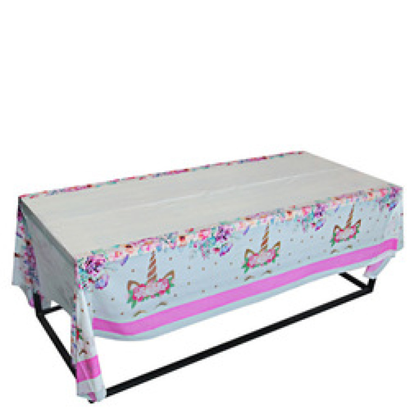 Different Color disposable pe rectangular plastic Eco Friendly 180cm*108cm tablecloth for party decoration/
