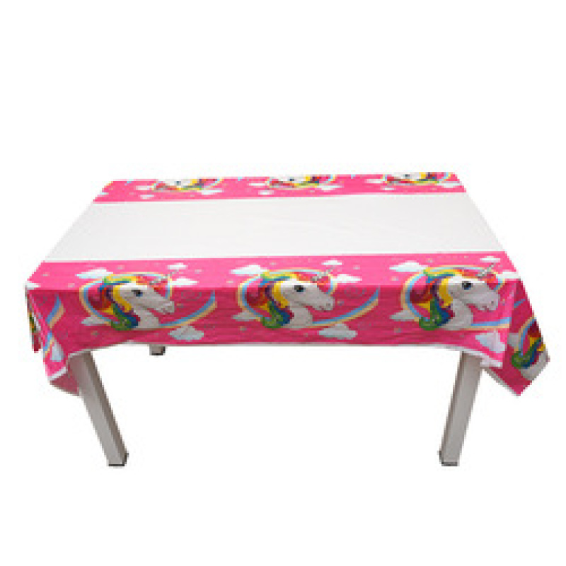 Different Color disposable pe rectangular plastic Eco Friendly 180cm*108cm tablecloth for party decoration/
