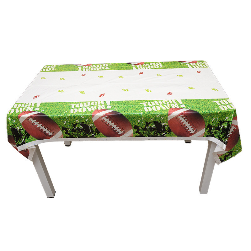 Different Color disposable pe rectangular plastic Eco Friendly 180cm*108cm tablecloth for party decoration/