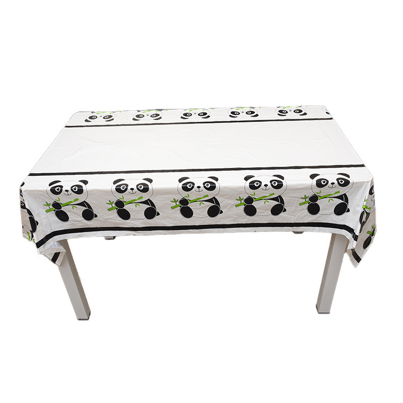 Different Color disposable pe rectangular plastic Eco Friendly 180cm*108cm tablecloth for party decoration/