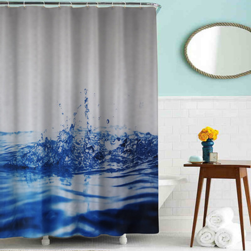 180*180 Abstract Dandelion Custom 3d Shower Curtains Flower Bathroom Curtain Fabric Washable Polyester for Bathtub Art Decor